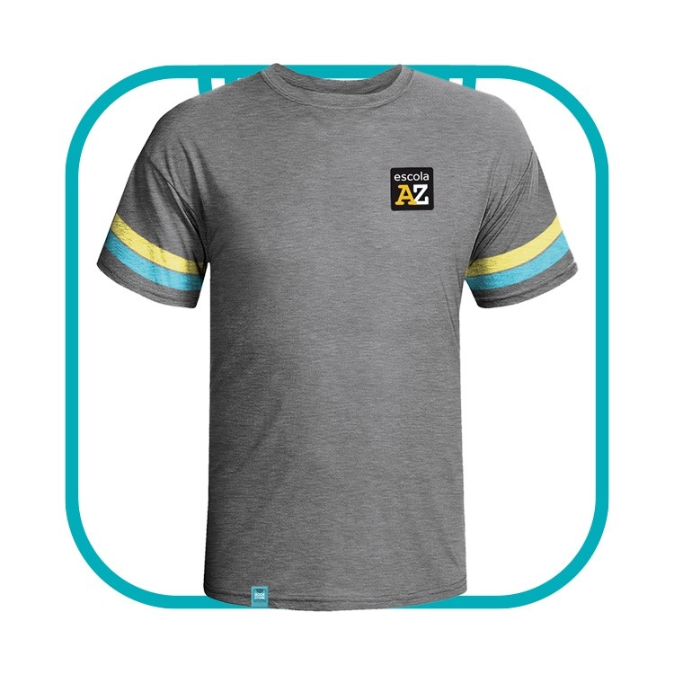 CAMISETA MESCLA BABY LOOK AZ 