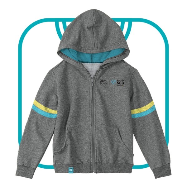 BLUSA DE MOLETOM FELPADO MESCLA DOM BOSCO