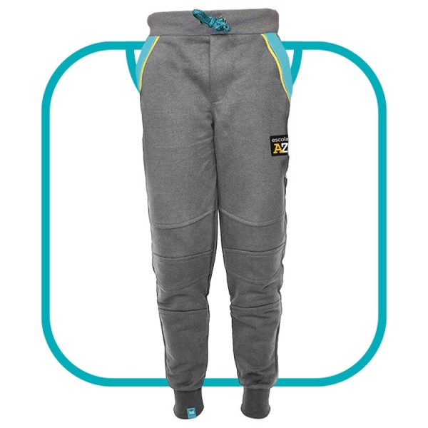 CALÇA DE MOLETINHO MESCLA AZ