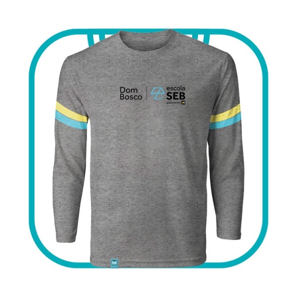 CAMISETA MANGA LONGA MESCLA DOM BOSCO