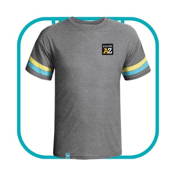 CAMISETA MESCLA BABY LOOK AZ 