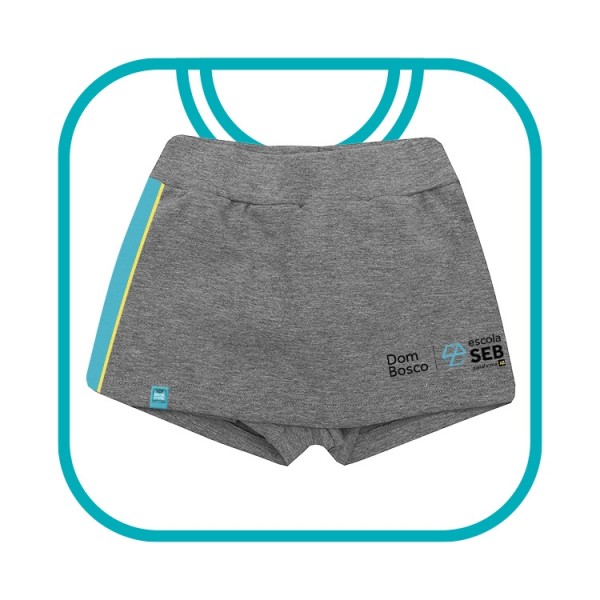 SHORT SAIA INFANTIL MESCLA DOM BOSCO 