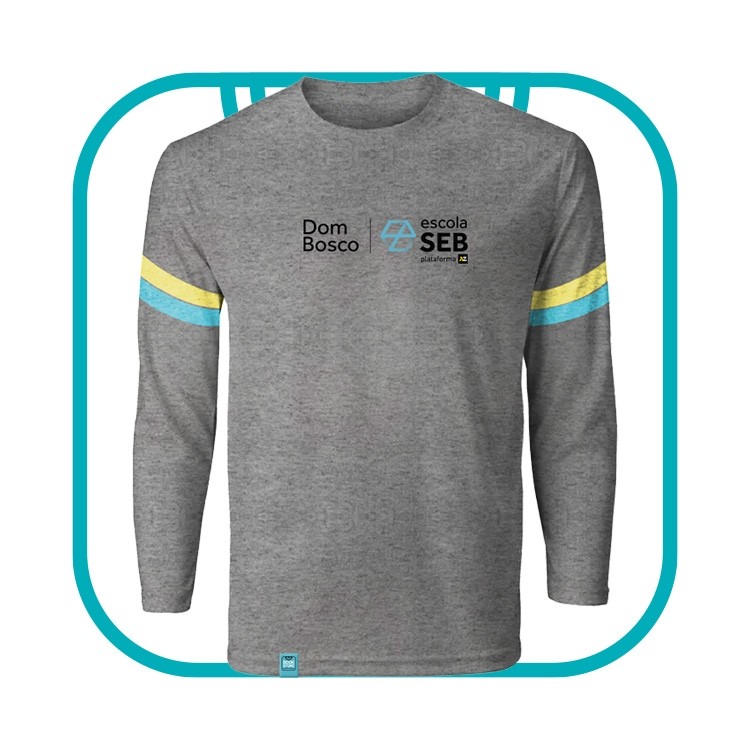 CAMISETA MANGA LONGA MESCLA DOM BOSCO